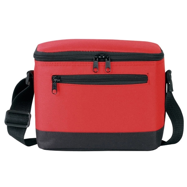 Deluxe 6-pack cooler with insulated, heat sealed main compartment, open mesh... from ASI 46420 Continental Mkting Svc Inc / CMBags