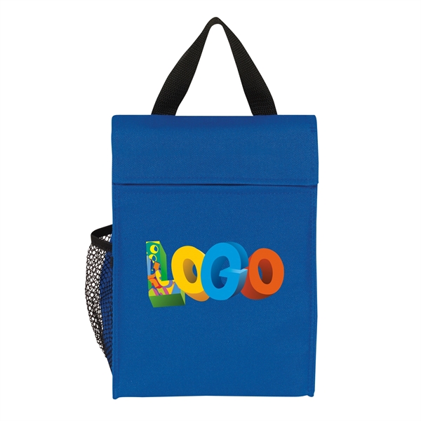 Basic lunch sack with a Hook and Loop flap closure and... from ASI 46420 Continental Mkting Svc Inc / CMBags
