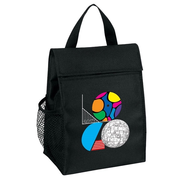 Basic lunch sack with a Hook and Loop flap closure and... from ASI 46420 Continental Mkting Svc Inc / CMBags