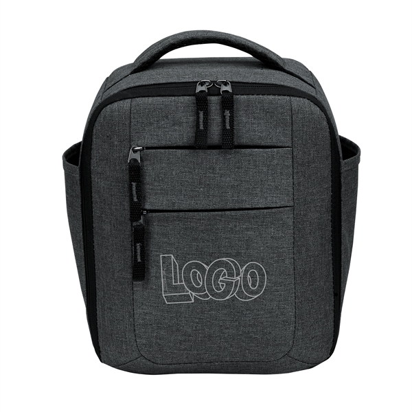 Premium vertical cooler with insulated heat-sealed PEVA lining, double zippered main... from ASI 46420 Continental Mkting Svc Inc / CMBags