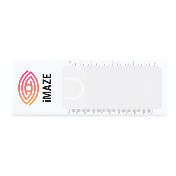 Page Marker Magnifier. 4X magnification. Fresnel lens. Side ruler markings in... from ASI 34040 Alexander Mfg Co