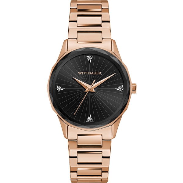 Adding a new dimension to style and time, 4 triangle-shaped diamond... from ASI 61966 HPG / HPG Gold Beacon Premium Brands