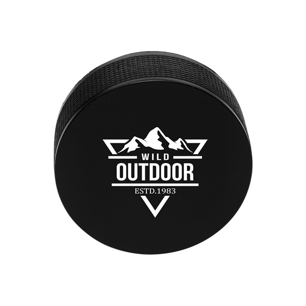 2.9" x 1" polyurethane hock puck-shaped stress ball.... from ASI 62088 IDProductsource