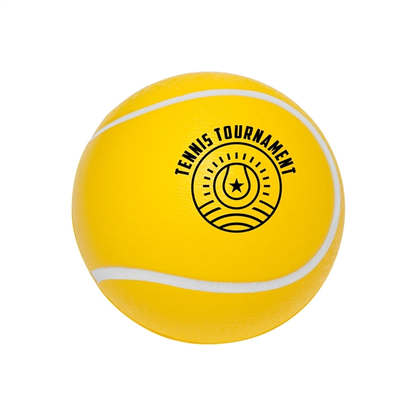 2.5" polyurethane tennis ball-shaped stress reliever.... from ASI 62088 IDProductsource