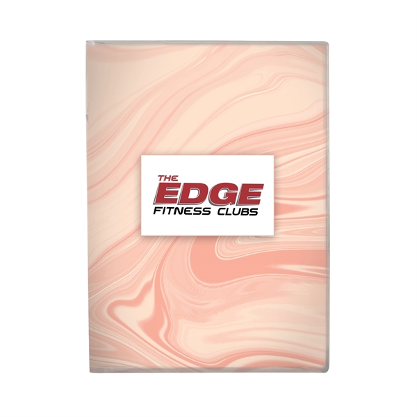 5 X 7 CLEARLY ROSE NOTEBOOK... from ASI 30208 A P Specialties / AP Specialties