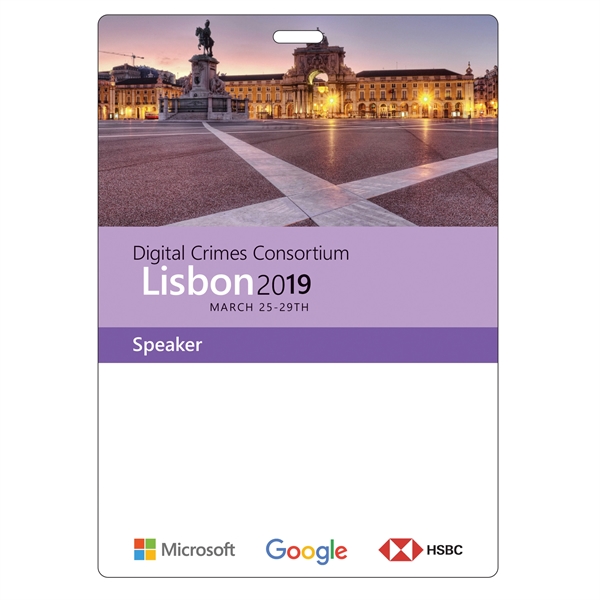 Large badge, 4" x 5 5/8"... from ASI 75629 PSI Plastic Graphics / Plastic Graphics PSI