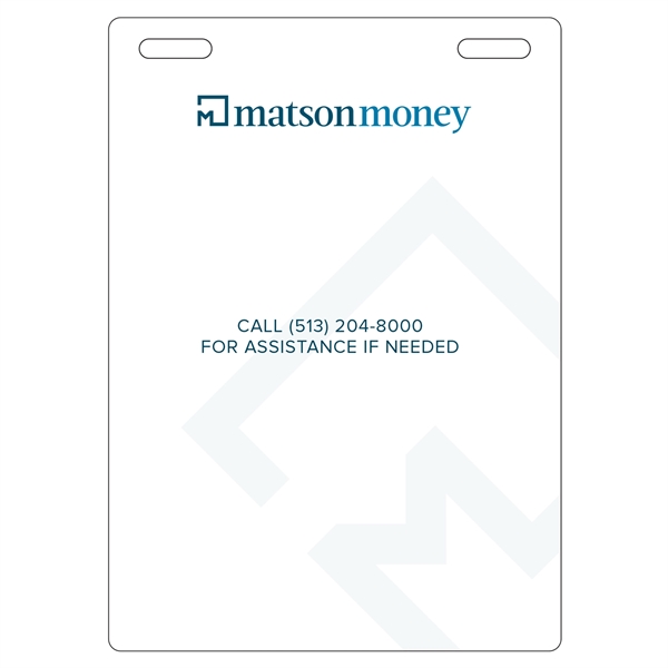 Badge with 2 slots.... from ASI 75629 PSI Plastic Graphics / Plastic Graphics PSI