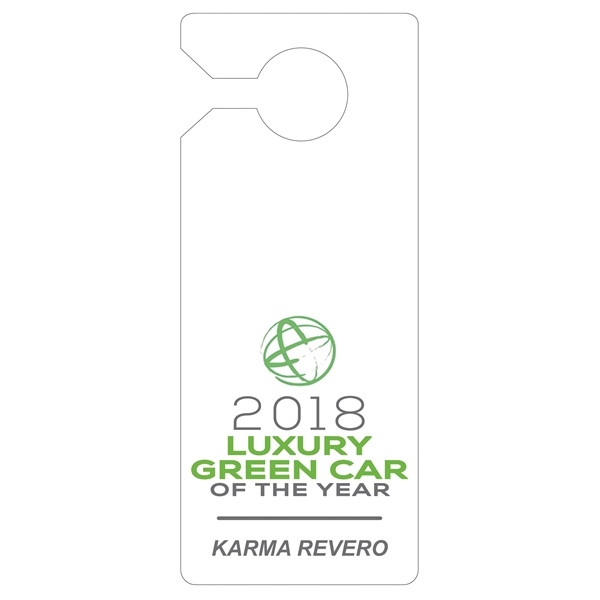 Rearview mirror hanger.... from ASI 75629 PSI Plastic Graphics / Plastic Graphics PSI