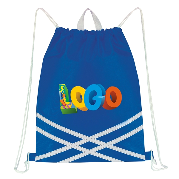 Sport pack with striped accent design, double drawstring closure that converts... from ASI 46420 Continental Mkting Svc Inc / CMBags