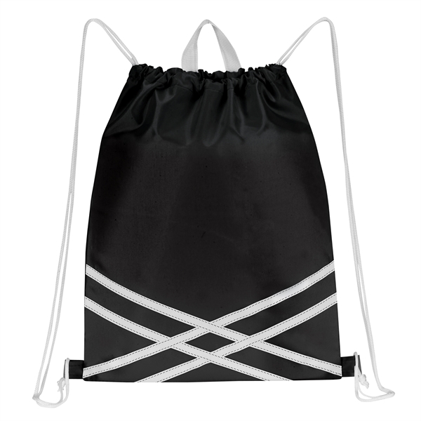 Sport pack with striped accent design, double drawstring closure that converts... from ASI 46420 Continental Mkting Svc Inc / CMBags