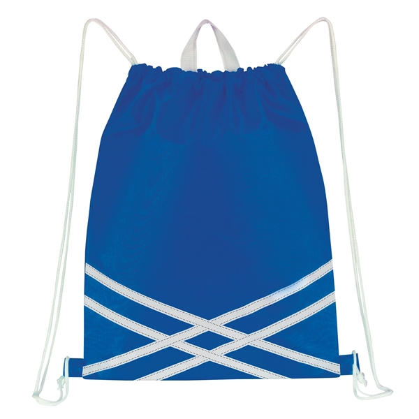Sport pack with striped accent design, double drawstring closure that converts... from ASI 46420 Continental Mkting Svc Inc / CMBags