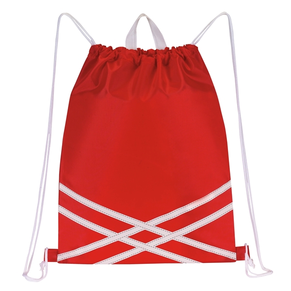 Sport pack with striped accent design, double drawstring closure that converts... from ASI 46420 Continental Mkting Svc Inc / CMBags