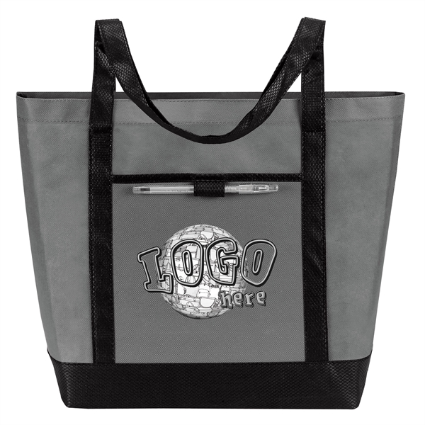 Bag made of 90G non woven polypropylene, this 100% recyclable, reusable... from ASI 46420 Continental Mkting Svc Inc / CMBags