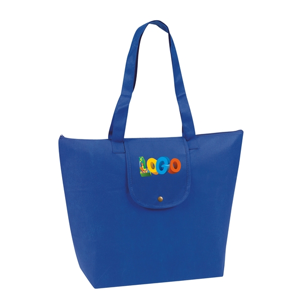 eGREEN Fold-Up Tote... from ASI 46420 Continental Mkting Svc Inc / CMBags