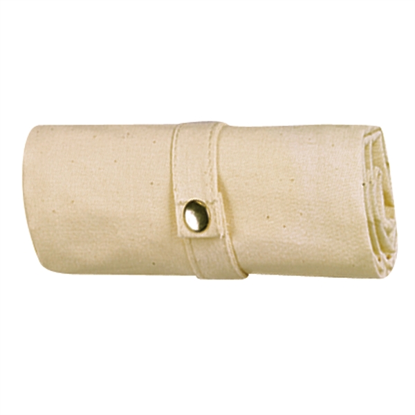 Tote made of 8 oz, 100% raw cotton canvas will roll-up... from ASI 46420 Continental Mkting Svc Inc / CMBags