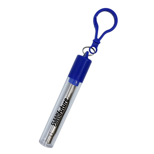 Stainless steel telescope straw with silicone tip; includes travel case, clip... from ASI 90807 Tekweld