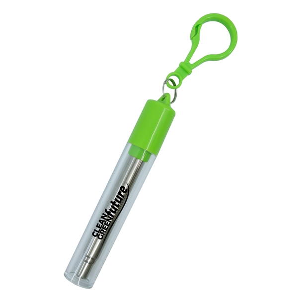 Stainless steel telescope straw with silicone tip; includes travel case, clip... from ASI 90807 Tekweld