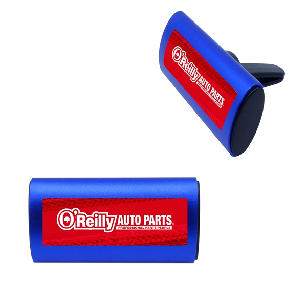 2.28" x 1.93" x 1.1" clip air freshener with aluminum cover;... from ASI 90807 Tekweld