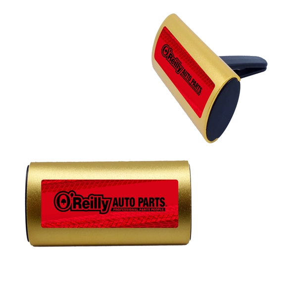 2.28" x 1.93" x 1.1" clip air freshener with aluminum cover;... from ASI 90807 Tekweld