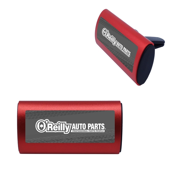 2.28" x 1.93" x 1.1" clip air freshener with aluminum cover;... from ASI 90807 Tekweld