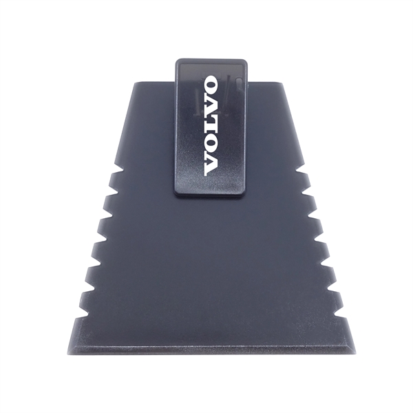 4.33" x 4.53" plastic ice scraper with visor clip.... from ASI 90807 Tekweld
