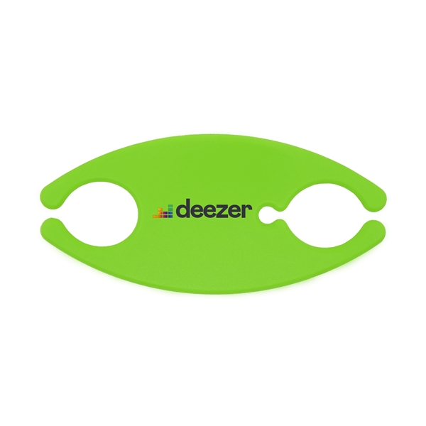 3.54" x 1.18" x .1" cord, earphone, and cable organizer.... from ASI 90807 Tekweld