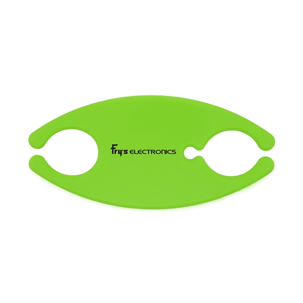 3.54" x 1.18" x .1" cord, earphone, and cable organizer.... from ASI 90807 Tekweld