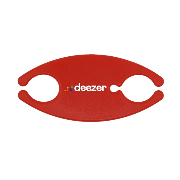 3.54" x 1.18" x .1" cord, earphone, and cable organizer.... from ASI 90807 Tekweld