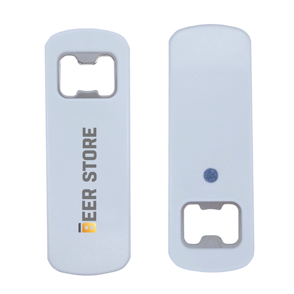 1.38" x 4.41" bottle opener with built-in magnet.... from ASI 90807 Tekweld