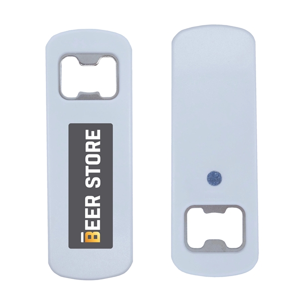 1.38" x 4.41" bottle opener with built-in magnet.... from ASI 90807 Tekweld