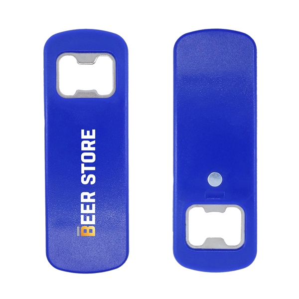 1.38" x 4.41" bottle opener with built-in magnet.... from ASI 90807 Tekweld