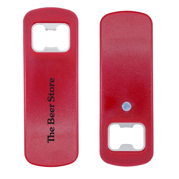1.38" x 4.41" bottle opener with built-in magnet.... from ASI 90807 Tekweld