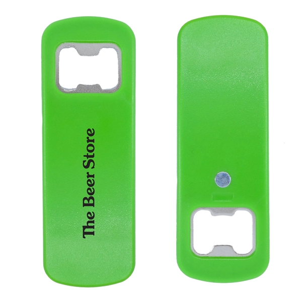 1.38" x 4.41" bottle opener with built-in magnet.... from ASI 90807 Tekweld