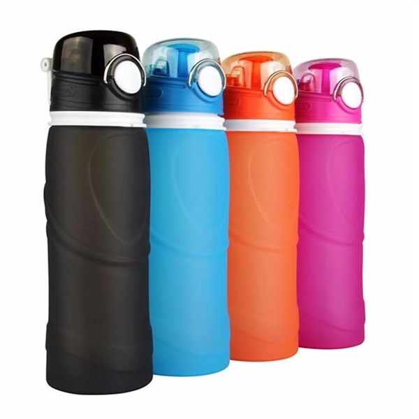 25 ounce foldable silicone bottle.... from ASI 37218 Athena Promo (tm)