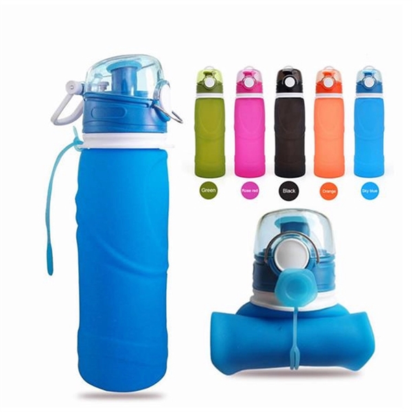 25 ounce foldable silicone bottle.... from ASI 37218 Athena Promo (tm)