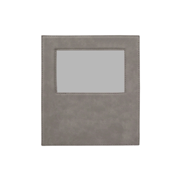 8 1/8" x 9 1/4" x 1/4" PU leatherette photo frame... from ASI 74601 Calico