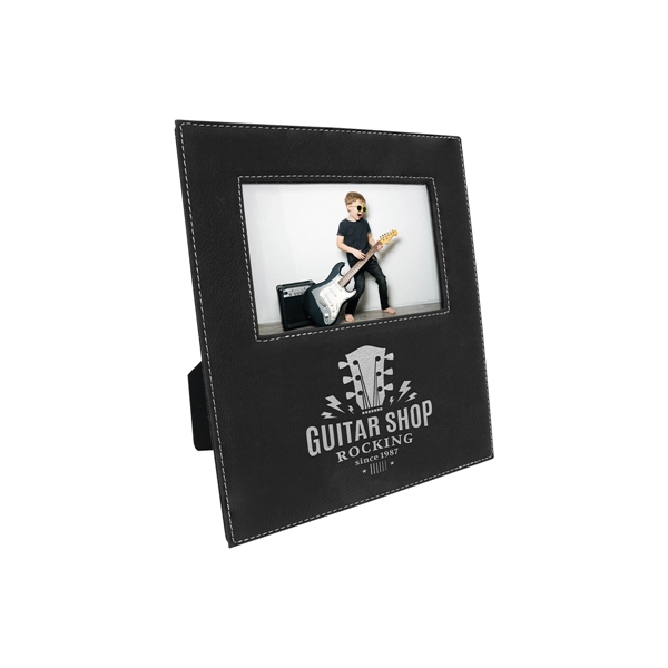 8 1/8" x 9 1/4" x 1/4" PU leatherette photo frame... from ASI 74601 Calico