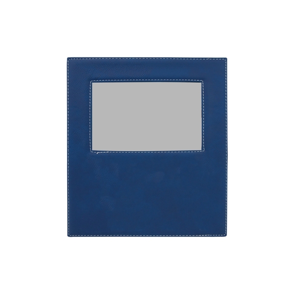 8 1/8" x 9 1/4" x 1/4" PU leatherette photo frame... from ASI 74601 Calico