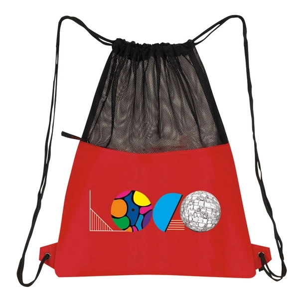 Pack made of nylon 210 denier, mesh features large compartment with... from ASI 46420 Continental Mkting Svc Inc / CMBags