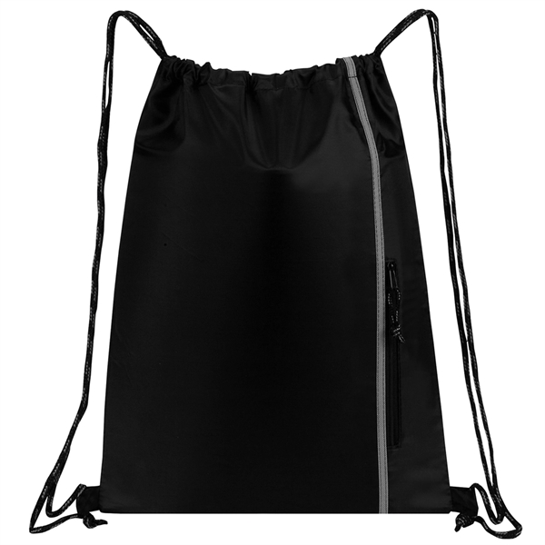 Drawstring sports pack with large compartment, two-tone heavy duty cord straps... from ASI 46420 Continental Mkting Svc Inc / CMBags