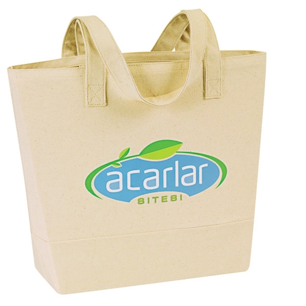 12 oz. 100% raw cotton canvas meeting tote bag features two... from ASI 46420 Continental Mkting Svc Inc / CMBags
