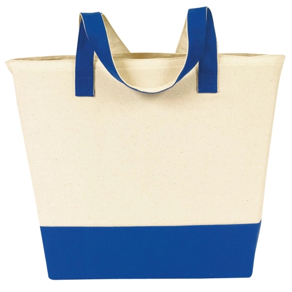 12 oz. 100% raw cotton canvas meeting tote bag features two... from ASI 46420 Continental Mkting Svc Inc / CMBags