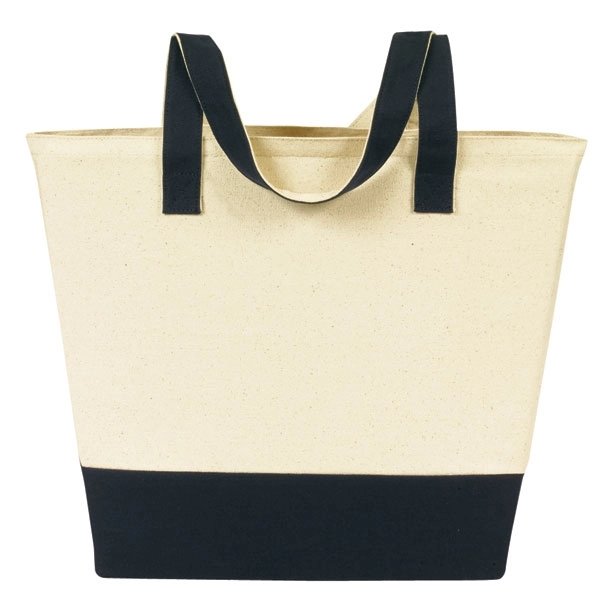 12 oz. 100% raw cotton canvas meeting tote bag features two... from ASI 46420 Continental Mkting Svc Inc / CMBags