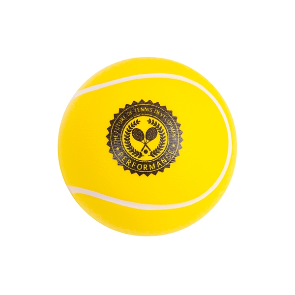 2.5" polyurethane tennis ball-shaped stress reliever.... from ASI 62088 IDProductsource