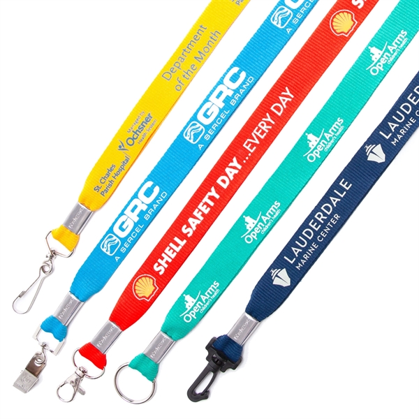Flat polyester lanyards Same top selling quality, but even faster!... from ASI 62088 IDProductsource