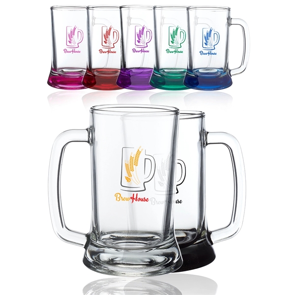 16.25 oz. glass beer tankard with thick glass crossword handy and... from ASI 39552 BEL Promo