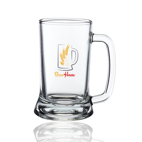 16.25 oz. glass beer tankard with thick glass crossword handy and... from ASI 39552 BEL Promo