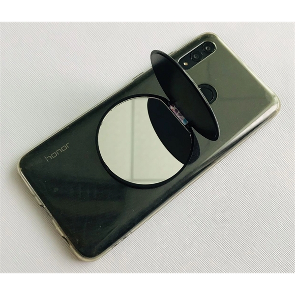 Mirror phone media stand sticks flat to a phone, tablet, with... from ASI 62635 Inno-Vative Solutions Grp LTD