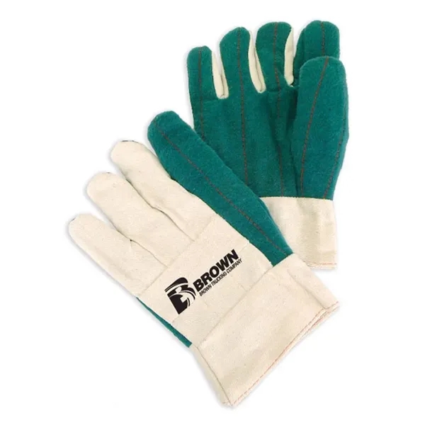 Heavy weight, green, hot mill, 3 layered, burlap lined glove, screen... from ASI 79951 Promosafe / Promosafe