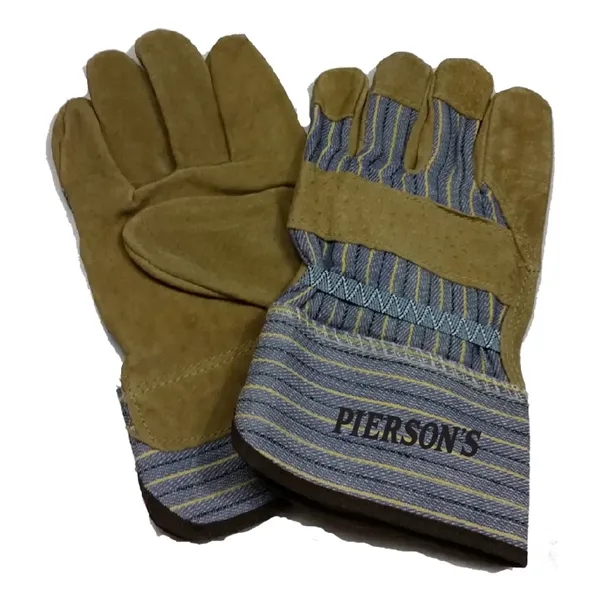 Pig leather palm glove, rubberized safety cuff. 10 dozen/ctn. 5 lbs.... from ASI 79951 Promosafe